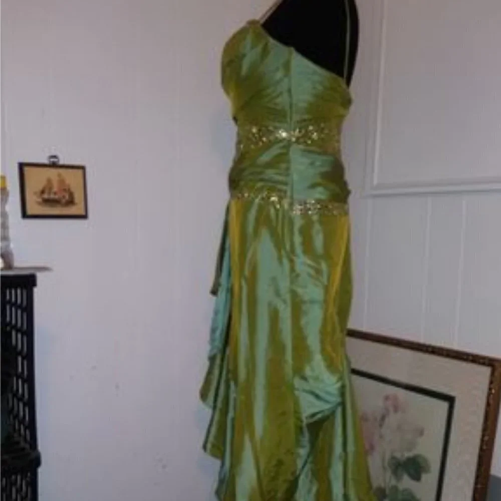 Tiffany Designs Christmas dress Embellished - Picture 8 of 12